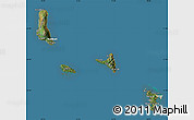 Satellite Map of Comoros, lighten, semi-desaturated, land only