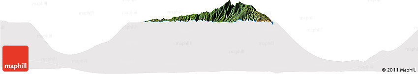 Satellite Horizon Map of Nzwani, cropped outside