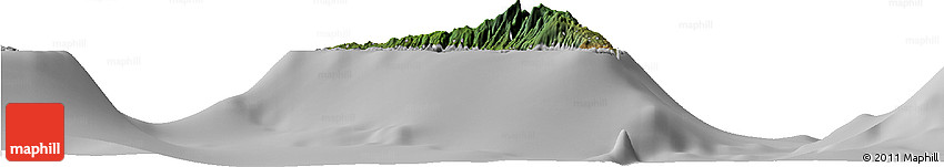 Satellite Horizon Map of Nzwani, lighten, desaturated