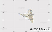 Shaded Relief Map of Nzwani, cropped outside