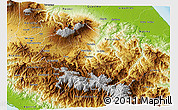 Physical 3D Map of Cartago