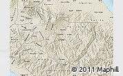 Shaded Relief Map of Cartago