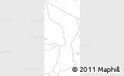 Blank Simple Map of Oreamuno