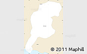 Classic Style Simple Map of Hojancha