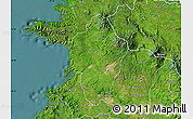 Satellite Map of Liberia