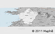 Gray Panoramic Map of Liberia