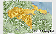 Savanna Style 3D Map of Talamanca