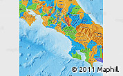 Political Map of Puntarenas