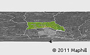 Satellite Panoramic Map of Anyama, desaturated