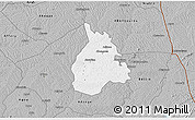 Gray 3D Map of Yakasse-Attobrou