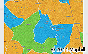 Political Map of Yakasse-Attobrou