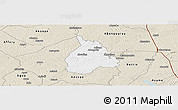 Classic Style Panoramic Map of Yakasse-Attobrou