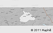 Gray Panoramic Map of Yakasse-Attobrou