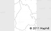 Blank Simple Map of Yakasse-Attobrou, no labels