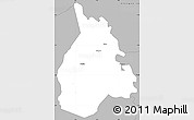 Gray Simple Map of Yakasse-Attobrou