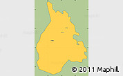 Savanna Style Simple Map of Yakasse-Attobrou, cropped outside