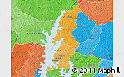 Political Shades Map of Beoumi