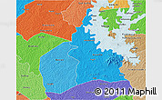 Political Shades 3D Map of Bouafle