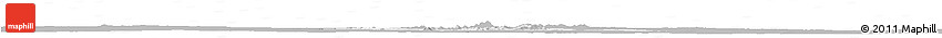 Gray Horizon Map of Brobo, single color outside