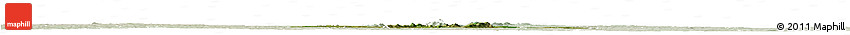 Satellite Horizon Map of Brobo, lighten