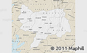 Classic Style Map of Bouake