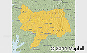 Savanna Style Map of Bouake