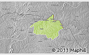 Physical 3D Map of Dropo, desaturated