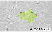 Physical 3D Map of Dropo, lighten, desaturated