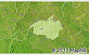 Physical 3D Map of Dropo, satellite outside