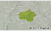 Satellite 3D Map of Dropo, lighten, semi-desaturated