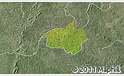 Satellite 3D Map of Dropo, semi-desaturated