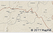 Shaded Relief 3D Map of Dropo