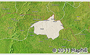Shaded Relief 3D Map of Dropo, satellite outside