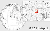 Blank Location Map of Dropo