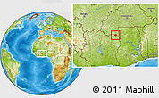 Physical Location Map of Dropo