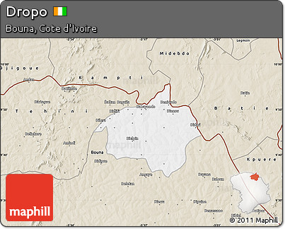 Classic Style Map of Dropo