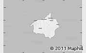 Gray Map of Dropo, single color outside