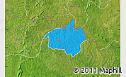 Political Map of Dropo, satellite outside