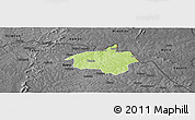Physical Panoramic Map of Dropo, darken, desaturated