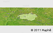 Physical Panoramic Map of Dropo, satellite outside