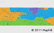 Political Panoramic Map of Dropo