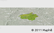 Satellite Panoramic Map of Dropo, lighten, semi-desaturated