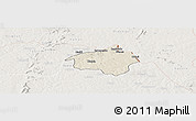 Shaded Relief Panoramic Map of Dropo, lighten