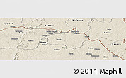 Shaded Relief Panoramic Map of Dropo
