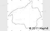 Blank Simple Map of Dropo, cropped outside, no labels