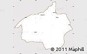 Classic Style Simple Map of Dropo, cropped outside