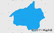 Political Simple Map of Dropo, single color outside