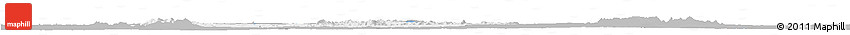 Gray Horizon Map of Bouna, single color outside
