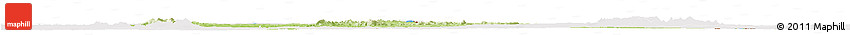 Physical Horizon Map of Bouna, cropped outside