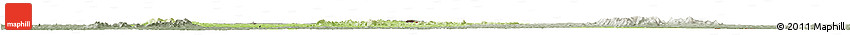 Physical Horizon Map of Bouna, semi-desaturated